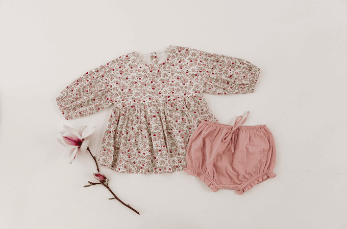 Image placeholder for matching baby and children's clothing sets.